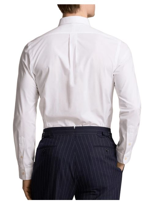 camicia uomo popelin stretch white POLO RALPH LAUREN | 710928254002